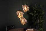 thumbnail of KAWOLA Pendelleuchte EDESSA Hängelampe 3-flammig Glas silber