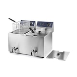 thumbnail of Lacor freidora eléctrica profesional con grifo 2x8 litros 2x3250 W cuerpo de acero