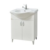 thumbnail of Mobile bagno luana lavabo con base e specchio  65x46xH86 cm