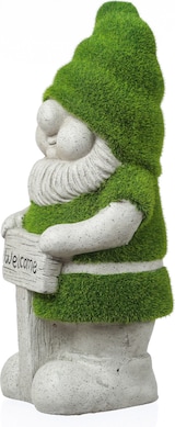 thumbnail of Gartenzwerg mit Welcome Schild Dekofigur Magnesia Gartenfigur 38cm