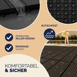 thumbnail of Casaria WPC Fliesen 22x Klassik Anthrazit