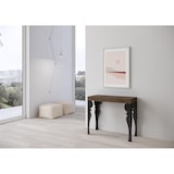 thumbnail of Ausziehbare Konsole 90x40/300 cm Paxon Premium Walnuss Anthrazitrahmen