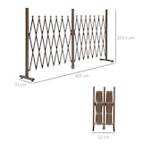 thumbnail of 4goodz flexibel Hekwerk Uitrekbaar van 52 - 405 cm - aluminium