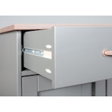 thumbnail of Luzerna Sideboard mit 3 Türen und 3 Schubladen Grau, Braun.