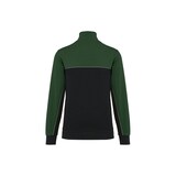 thumbnail of Sweat shirt écoresponsable à col zippé WK. Designed To Work noir|vert T.XXL WK Designed To Work