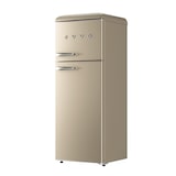 thumbnail of EVVO Frigorífico 2 puertas F45 Retro Beige, refrigerador 170 litros, congelador 45 litros, diseño vintage