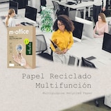 thumbnail of Papel Reciclado din A4, Paquete de Folios A4 80gr, Papel para Fotocopiadora e Impresora,  Papel Reciclado 250H  · m-office · m-office (6 paquetes)