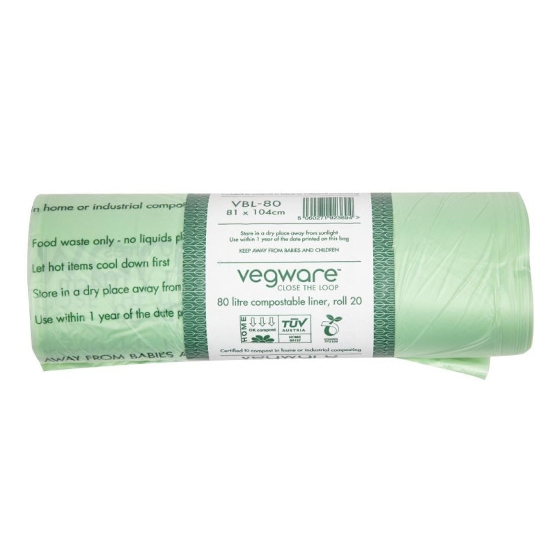 Vegware Biobag sacchetto compostabile 80L (240 pezzi)