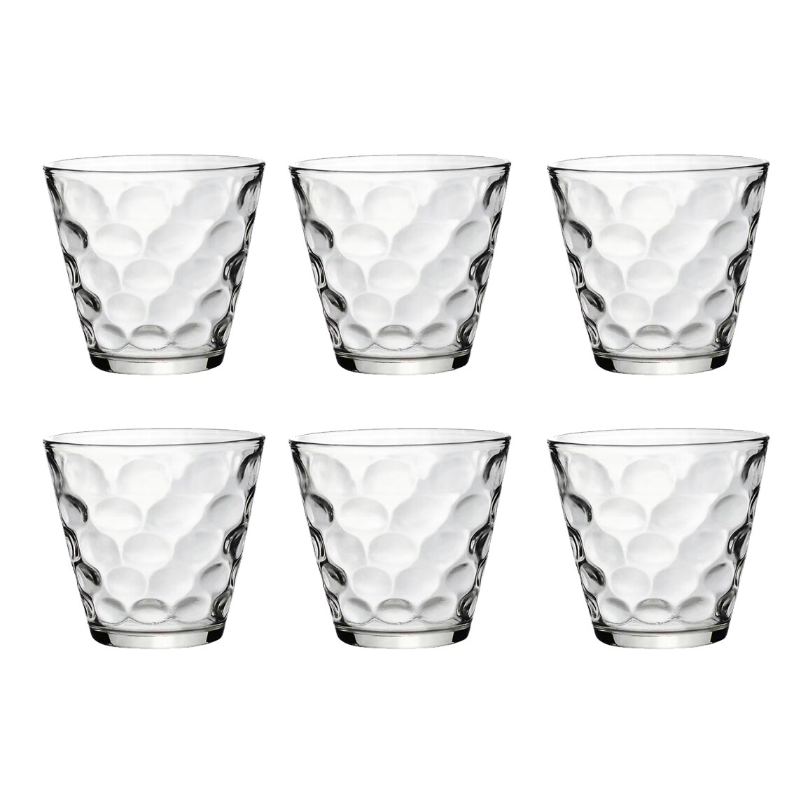 6 stk. 270ml Retro Vintage Trinkgläser Set Gläser