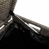 thumbnail of vidaXL Outdoor-Sitzbank mit Stauraum und Kissen Grau 100 cm