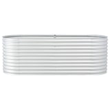 thumbnail of vidaXL Garten-Hochbeet 240 x 80 x 81 cm Verzinkter Stahl Silbern