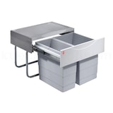thumbnail of Hailo Abfallsammler 3644701 TR Swing Raumspar-Tandem-S 18 + 12 Liter