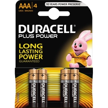 Duracell Plus Power Alcalino 1.5V Batería No-Recargable