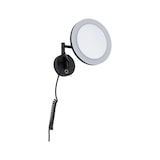 thumbnail of Paulmann Miroir cosmétique LED Masua  IP44  White Switch 55lm 230V 4W  Noir mat 71149