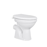 thumbnail of Belvit Dusch WC mit Bidet Funktion – Standtoilette mit Taharet, waagerechtem Wandabgang, Hygienedusche, Softclose WC-Deckel, Keramik in Weiß