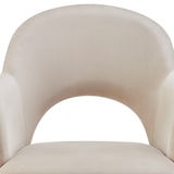 thumbnail of tectake Cadeira de jantar Sachel, aspecto veludo, estofada, 120 kg - Conjunto de 6 creme