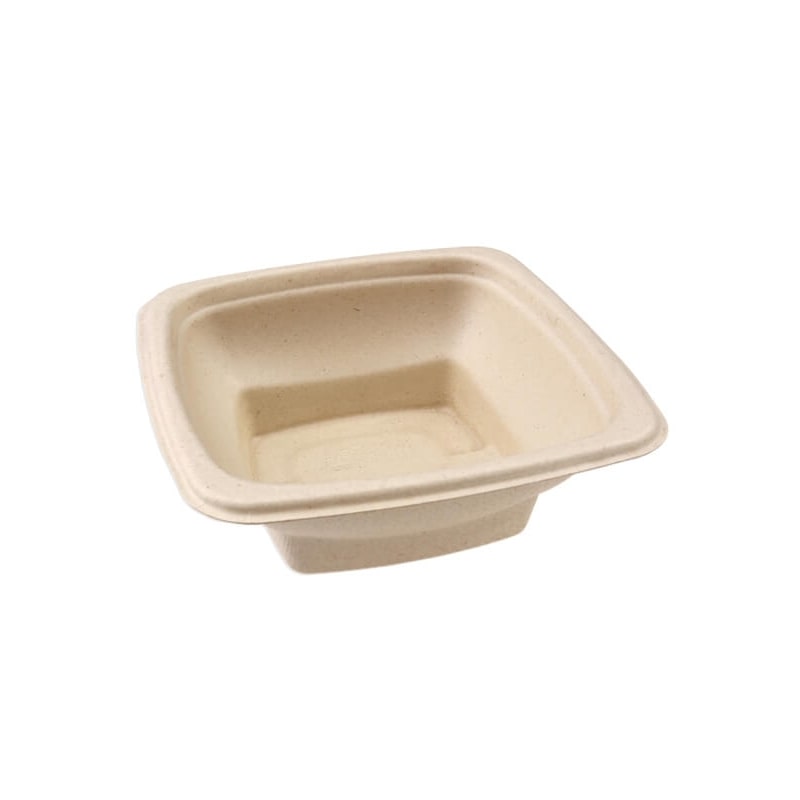 300x Menüschale "BePulp", quadratisch, 500ml