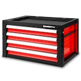 thumbnail of EBERTH Werkzeugkiste Metall, 4 Schubladen, kugelgelagert, abschließbar, rot pulverbeschichtet