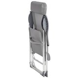 thumbnail of 4 Aluminium Gartenstühle klappbar mit Kopfteil  4grau