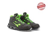 thumbnail of U-Power - Baskets de sécurité hautes hydrofuges HUMMER - Environnements humides - S3 SRC Gris / Vert Taille 42
