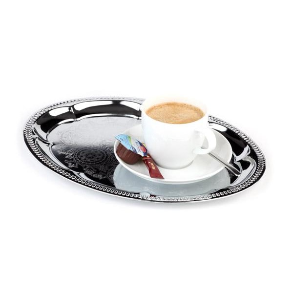 APS 30114 dienblad -KAFFEEHAUS- 30 x 22 cm, metaal