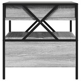 thumbnail of vidaXL Couchtisch mit Infinity-LED Grau Sonoma 50x50x51 cm