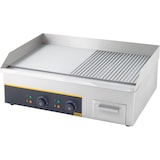 thumbnail of GREDIL Elektro-Griddleplatte, glatt/gerillt, 3,6 kW, Abmessung 640 x 440 x 175 mm (BxTxH)