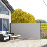 thumbnail of Outsunny Tenda Laterale Retrattile 400x180 cm e Maniglia Grigio Chiaro