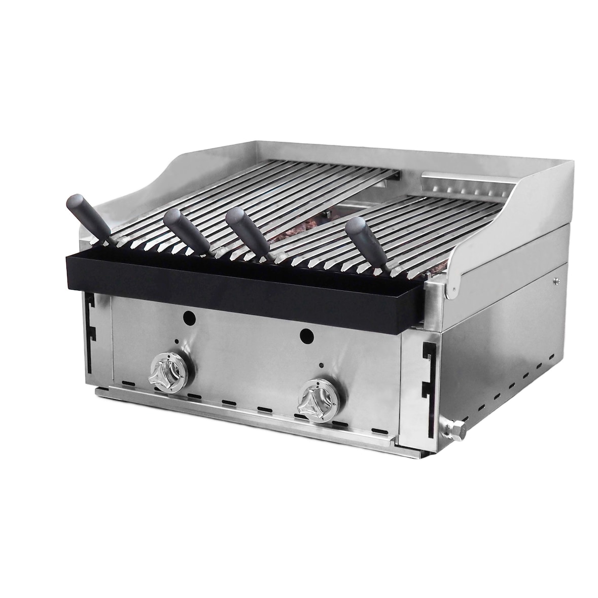 Barbacoa de 60 con parrillas vascas Maiser