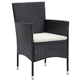 thumbnail of HELLOSHOP26 - Juego de comedor de jardín muebles de exterior con cojines 5 piezas negro 02_0014166