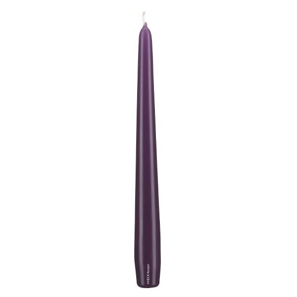 Spitzkerzen Mauve 250 x Ø 25 mm, 50 Stück, Kerzen in RAL Kerzengüte Qualität