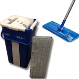thumbnail of Starlyf Autoclean Mop, Wischmopp Set, Eimer, Bodenwischer, selbstreinigendes Wischsystem, Doppelkammereimer, 2,7 Liter, blau