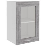 thumbnail of vidaXL Hängeschrank Lyon Glas Grau Sonoma 40x31x60 cm Holzwerkstoff
