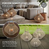thumbnail of ECD Germany Bambus Laterne, Windlicht H:42 cm Holzfarbe, Gartenlaterne mit Henkel & Glaseinsatz, Bambuslaterne, Kerzenhalter Innen/Außen, Deko Laterne