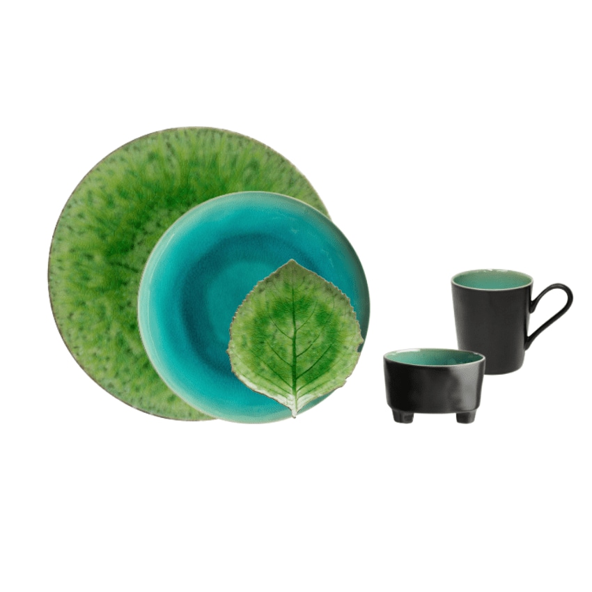 Vajilla Riviera Costa Nova 30 Piezas Color Azul