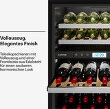 thumbnail of Klarstein VeroSteel Unterbau-Weinkühlschrank | 2 Kühlzonen | 129 Liter | 43 Flaschen | 60 cm Silber