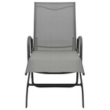 thumbnail of vidaXL Ligbed staal en textileen