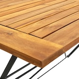 thumbnail of Mesa plegable de jardín de madera maciza de acacia 120x70x74 cm