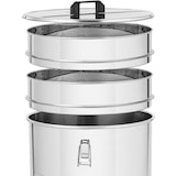 thumbnail of Wiesenfield Maturatore per miele - 70 L - Con setaccio, coperchio e rubinetto di imbottigliamento - Acciaio inox