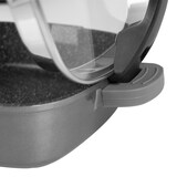 thumbnail of STONELINE® FUTURE Servierpfanne 28 x 28 cm, Eckpfanne mit Siebglasdeckel, Induktion und backofengeeignet