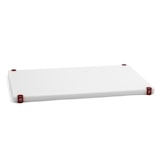 thumbnail of BISETTI - Tagliere polietilene professionale HACCP cm 50x30x2 bianco con piedini antiscivolo marroni