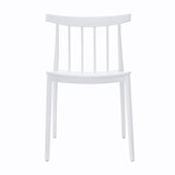 thumbnail of Lot de 4 chaises de terrasse blanc en plastique