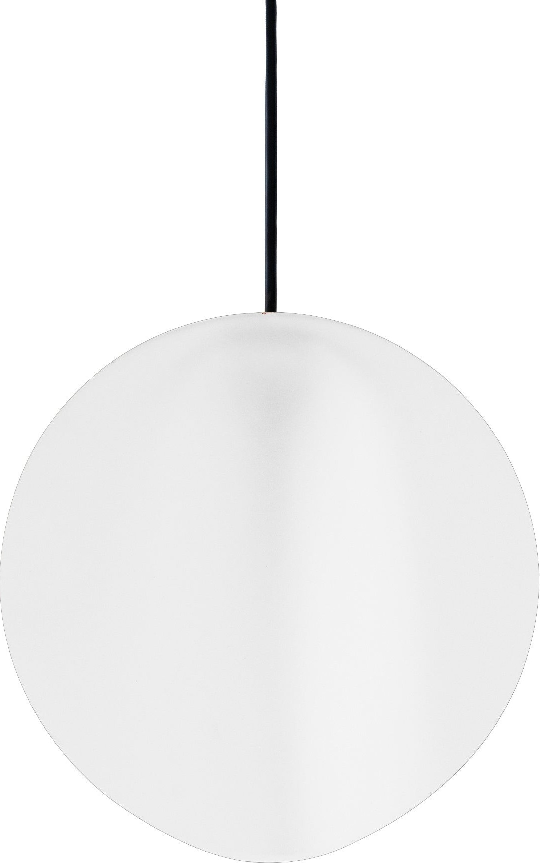 Sirio LED-Design-Pendelleuchte aus weißer Keramik mit opalfarbenem Polycarbonat-Diffusor, warmes Licht 2700 K, 8 W, Durchmesser 24 cm, IP40