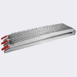 thumbnail of Helloshop26 - Rampe de chargement multi-usage pliante aluminium rail collision 226 cm jusqu'a 340 kg gris 3416067