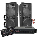 thumbnail of Set SONORISATION DJ CLUB LSC215 Boomers 38cm + Amplificateur Gemini 4000W avec Table de mixage Ibiza + Câblages