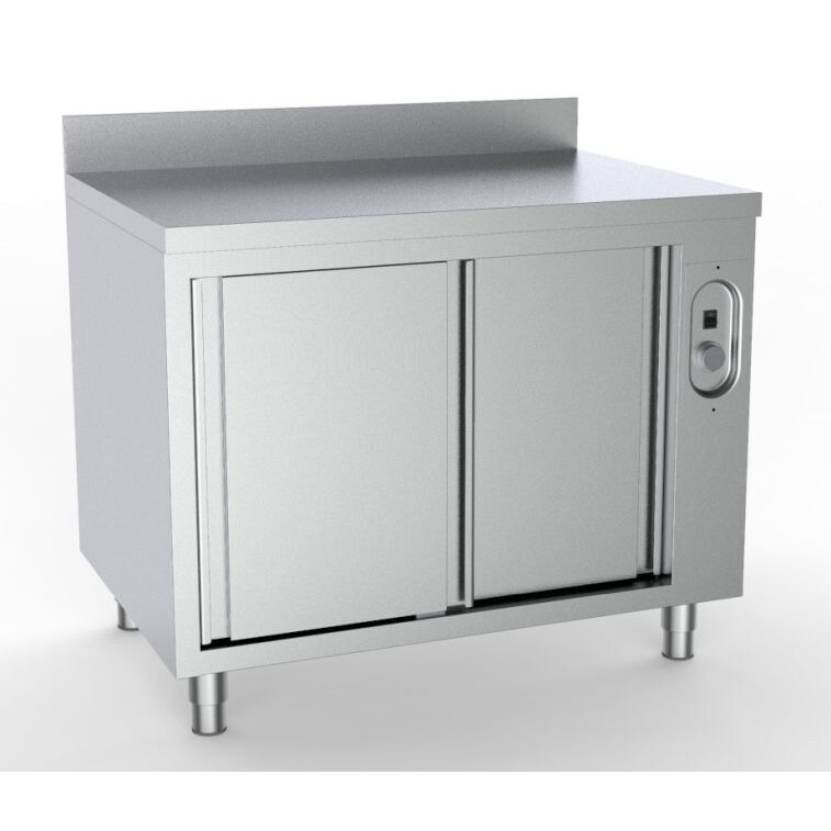 Warmhoudkast 700 met opstaande rand, 1200 mm