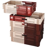 thumbnail of Matfer Bac gerbable emboitable brun/beige 45 L Allibert