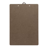 thumbnail of Securit® Porte-menu en bois avec clip - Clip en acier inoxydable - A4. Clip marron, presse-papiers gris.