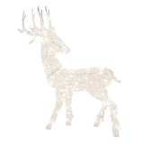 thumbnail of Cervo Luminoso in acrilico con struttura in metallo77x65cm,100 LED bianco caldi/10% flash bianco freddo.Per ambienti interni ed esterni.