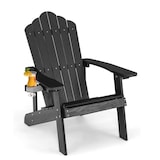 thumbnail of COSTWAY Adirondack-Stuhl mit Getränkehalter, wetterfester Gartenstuhl, Gartenstuhl aus Kunststoff